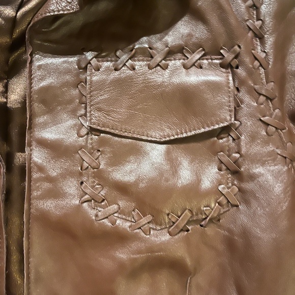 BEBE genuine leather jacket - Picture 3 of 10